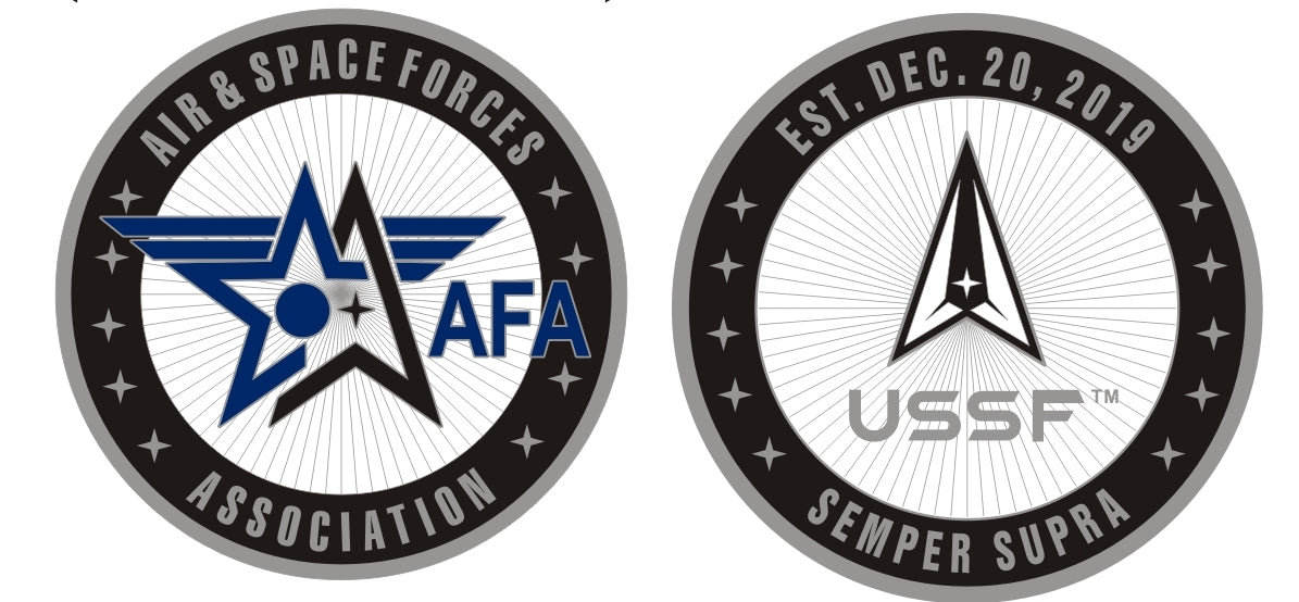 U.S. Space Force x AFA Challenge Coin